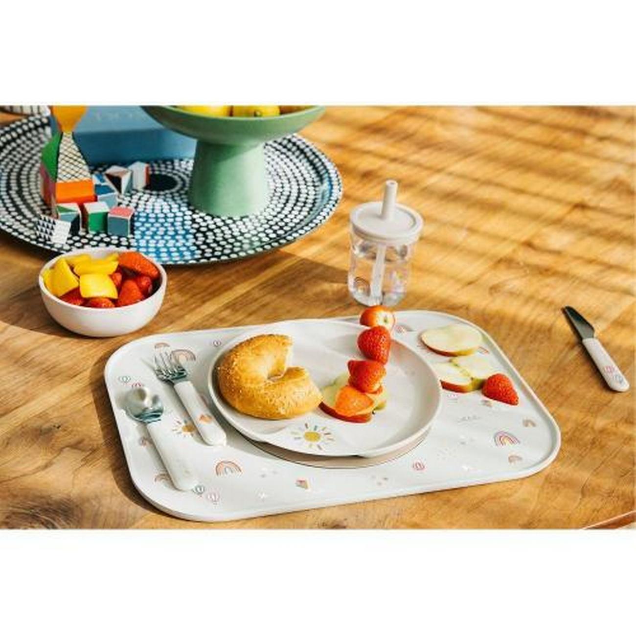 mepal-mio-sunshine-rainbow-childrens-plate - Mepal Mio Sunshine & Rainbow Children's Plate