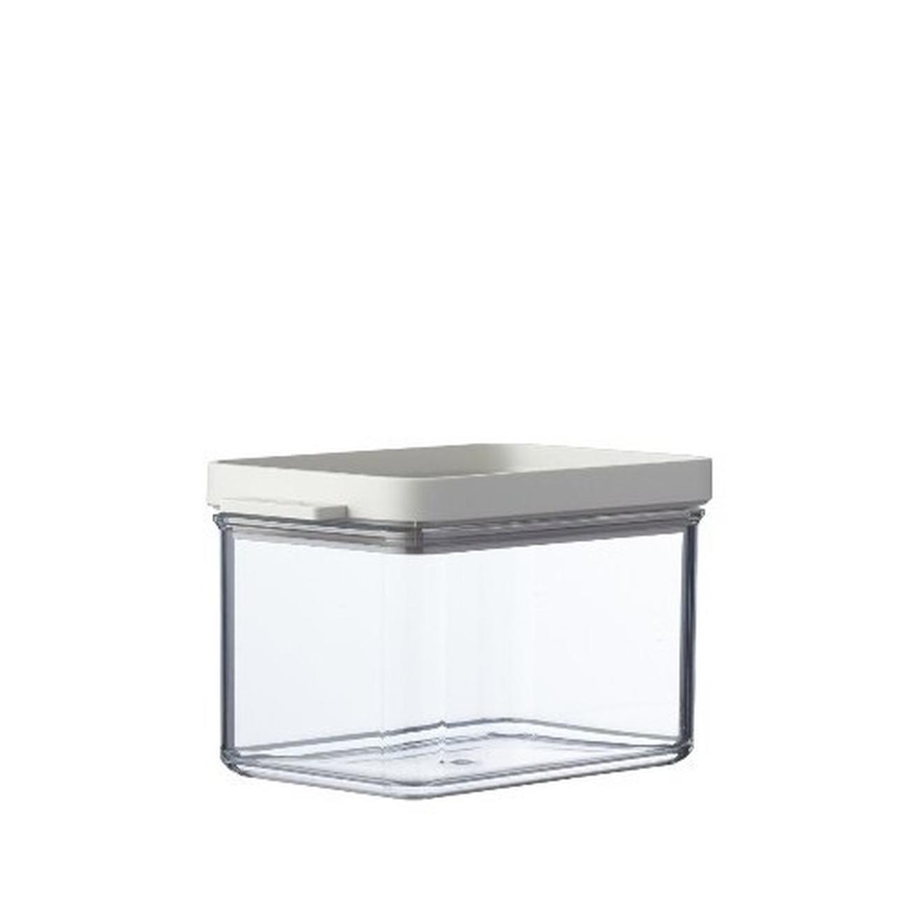 mepal-nordic-white-700ml-omnia-rectangular-storage-box - Mepal Omnia Storage Box Rectangular Nordic White 700ml
