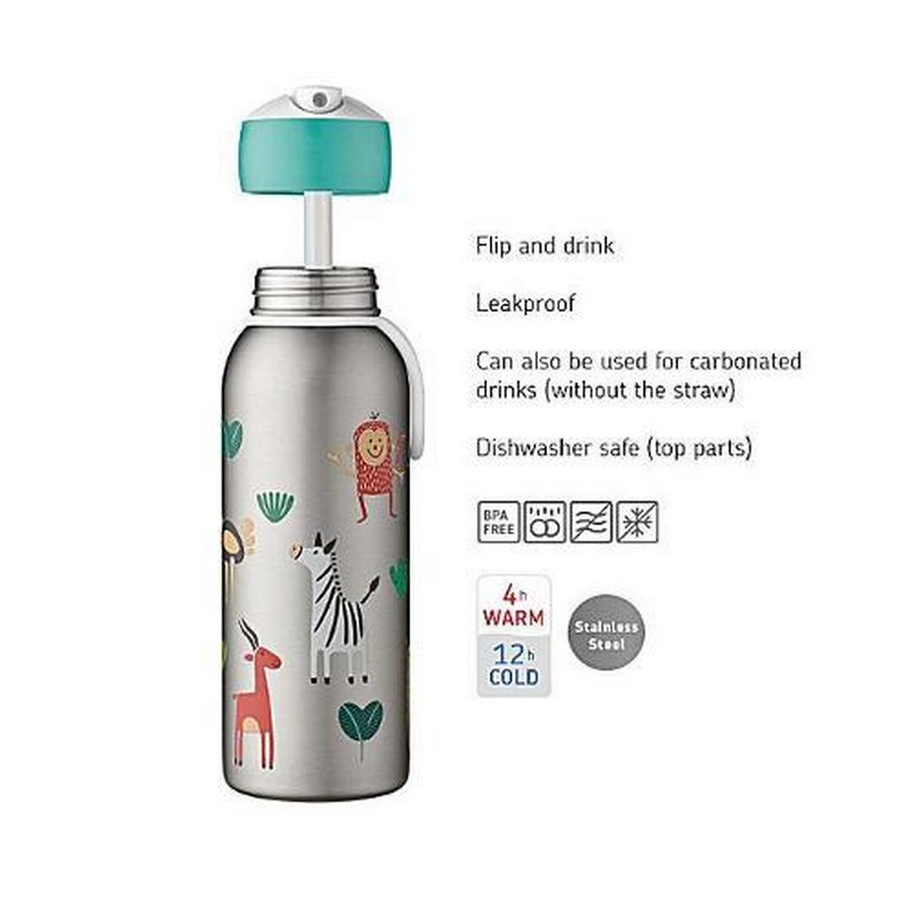 mepal-paw-petrol-girls-insulated-flip-up-bottle-350ml - Mepal Flip-Up Insulated 350ml Bottle - Paw Patrol Girls