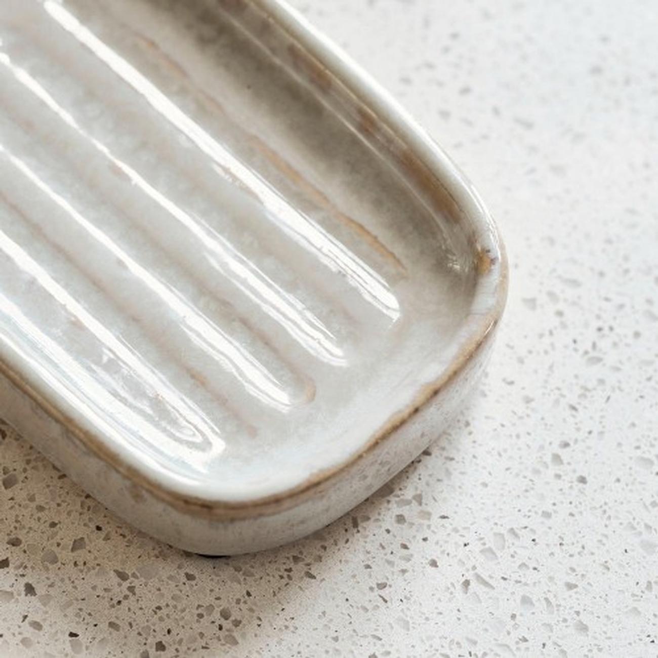 meraki-datura-soap-dish-shellish-grey - Meraki Datura Soap Dish Shellish Grey 