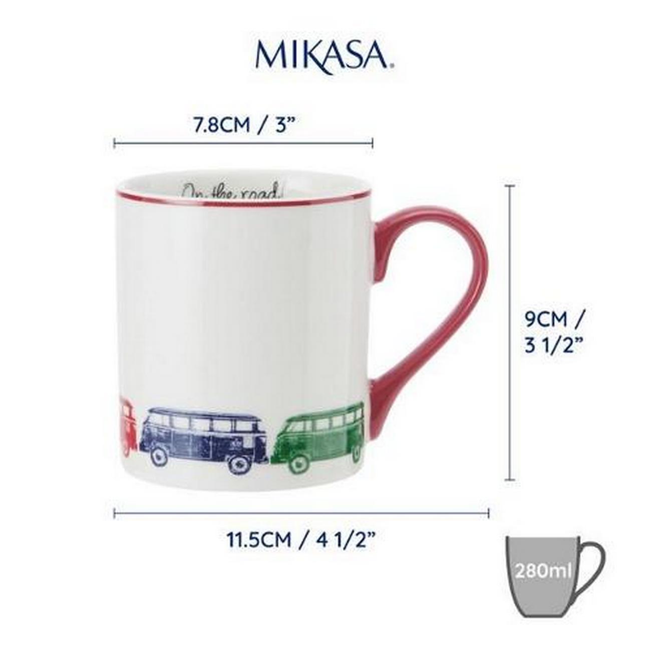mikasa-can-mug-camper-van - Mikasa Camper Van Porcelain Mug