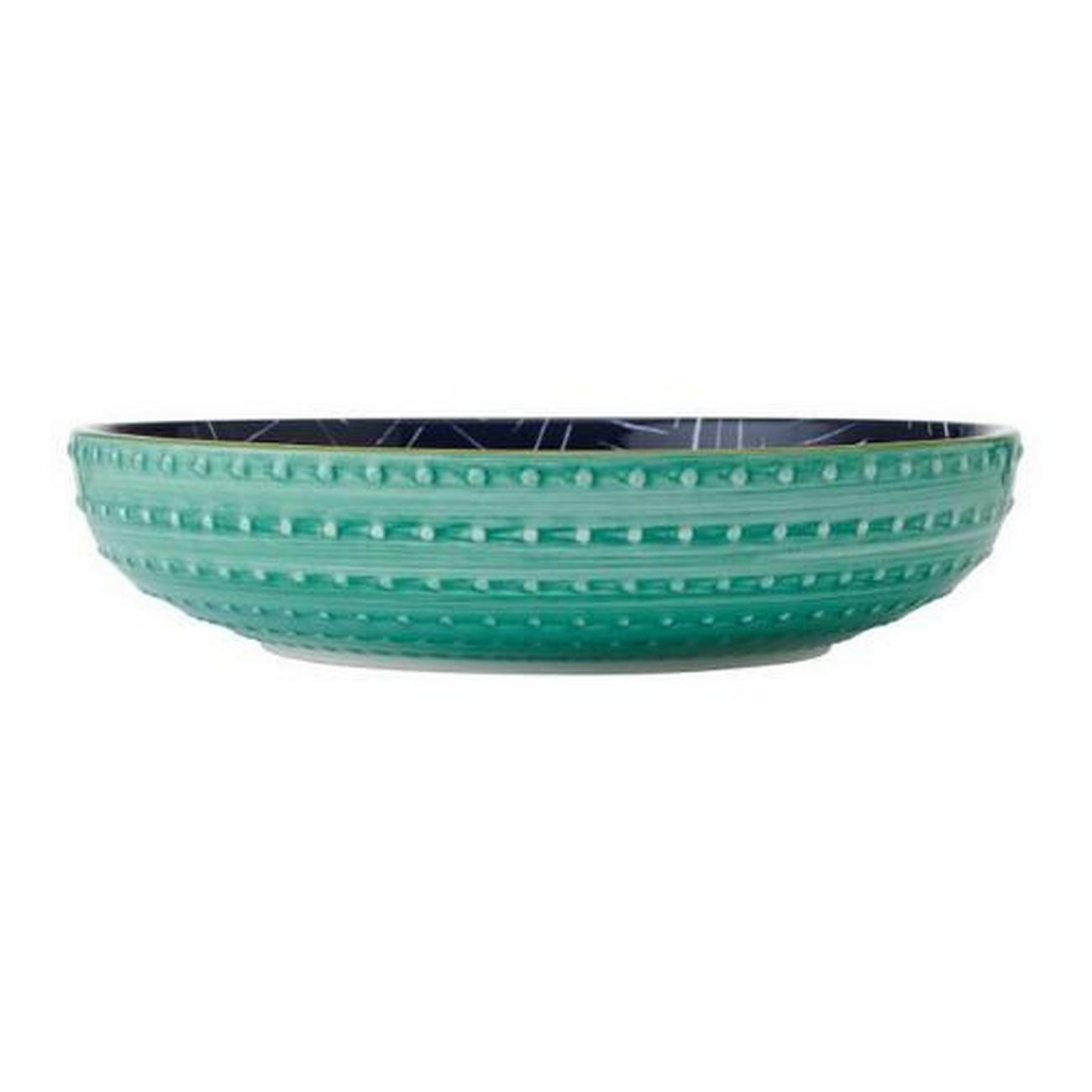 mikasa-indigo-chevron-bowl-21cm - Mikasa Indigo Chevron Stoneware Bowl