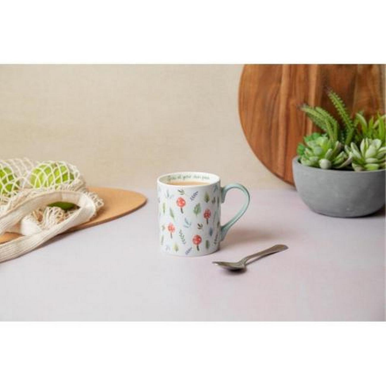 mikasa-mushroom-porcelain-mug - Mikasa Mushroom Porcelain Mug