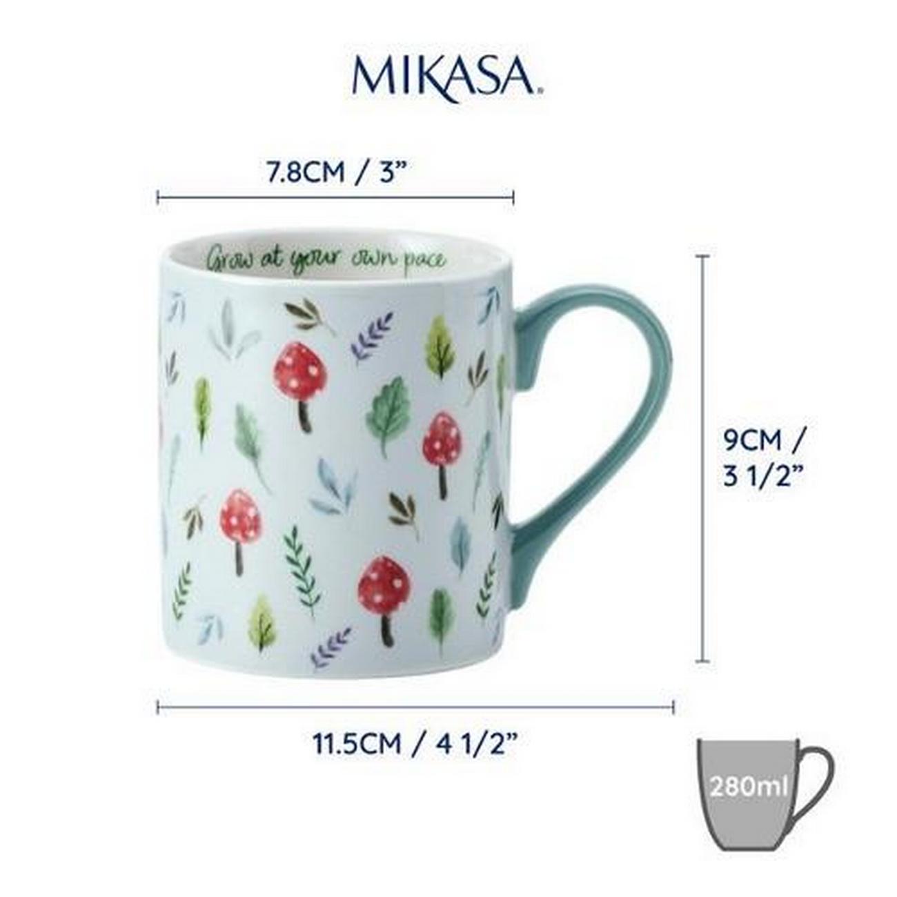 mikasa-mushroom-porcelain-mug - Mikasa Mushroom Porcelain Mug