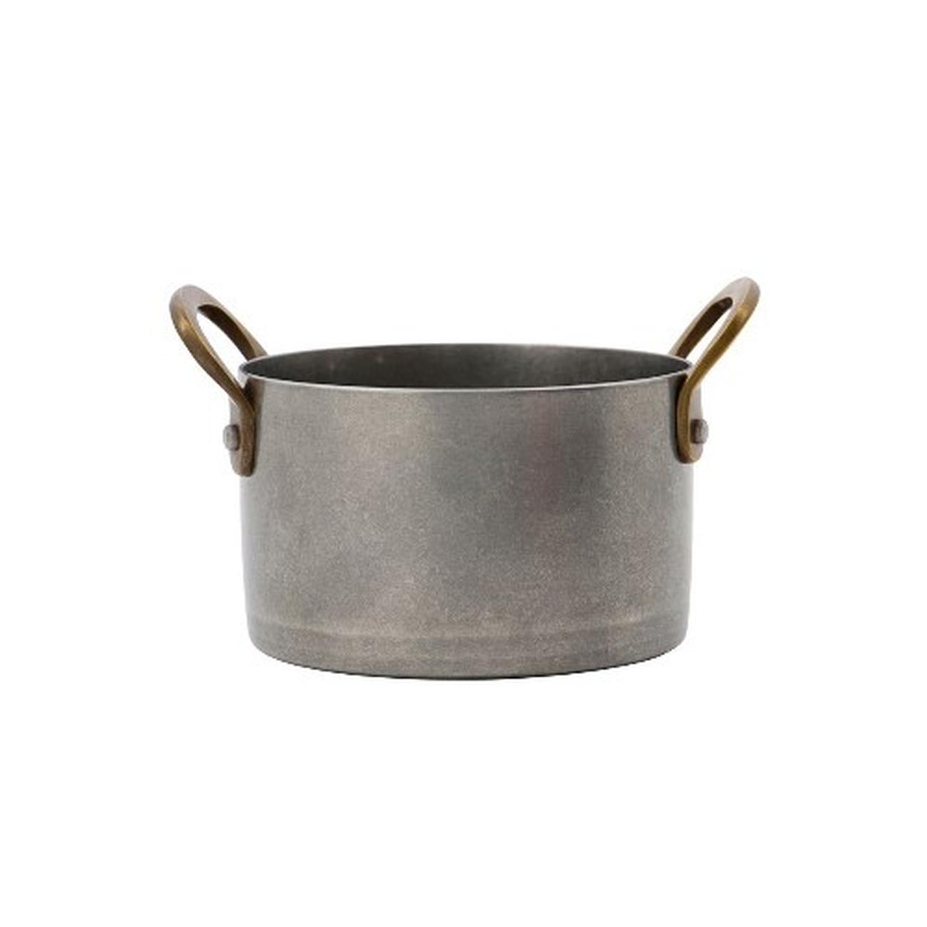 nicolas-vahe-round-mini-bucket-silver - Nicolas Vahe Round Mini Bucket Silver 
