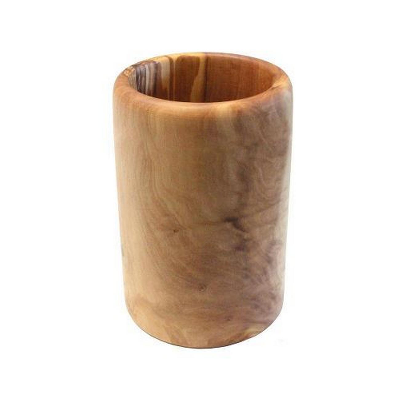 olivewood-utensil-holder - Olivewood Utensil Holder