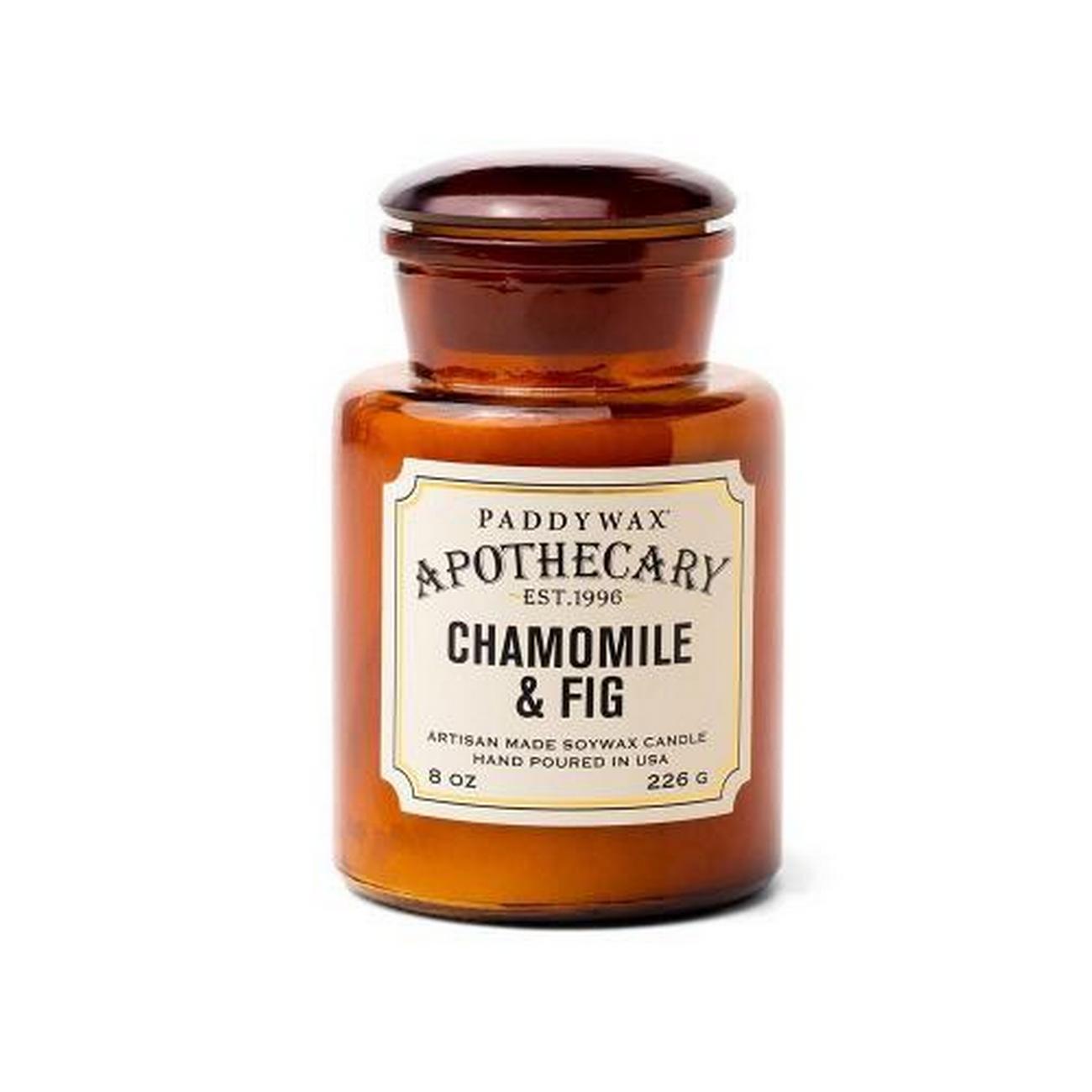 paddywax-apothecary-glass-jar-candle-chamomile-fig - Paddywax Apothecary Glass Jar Candle Chamomile & Fig
