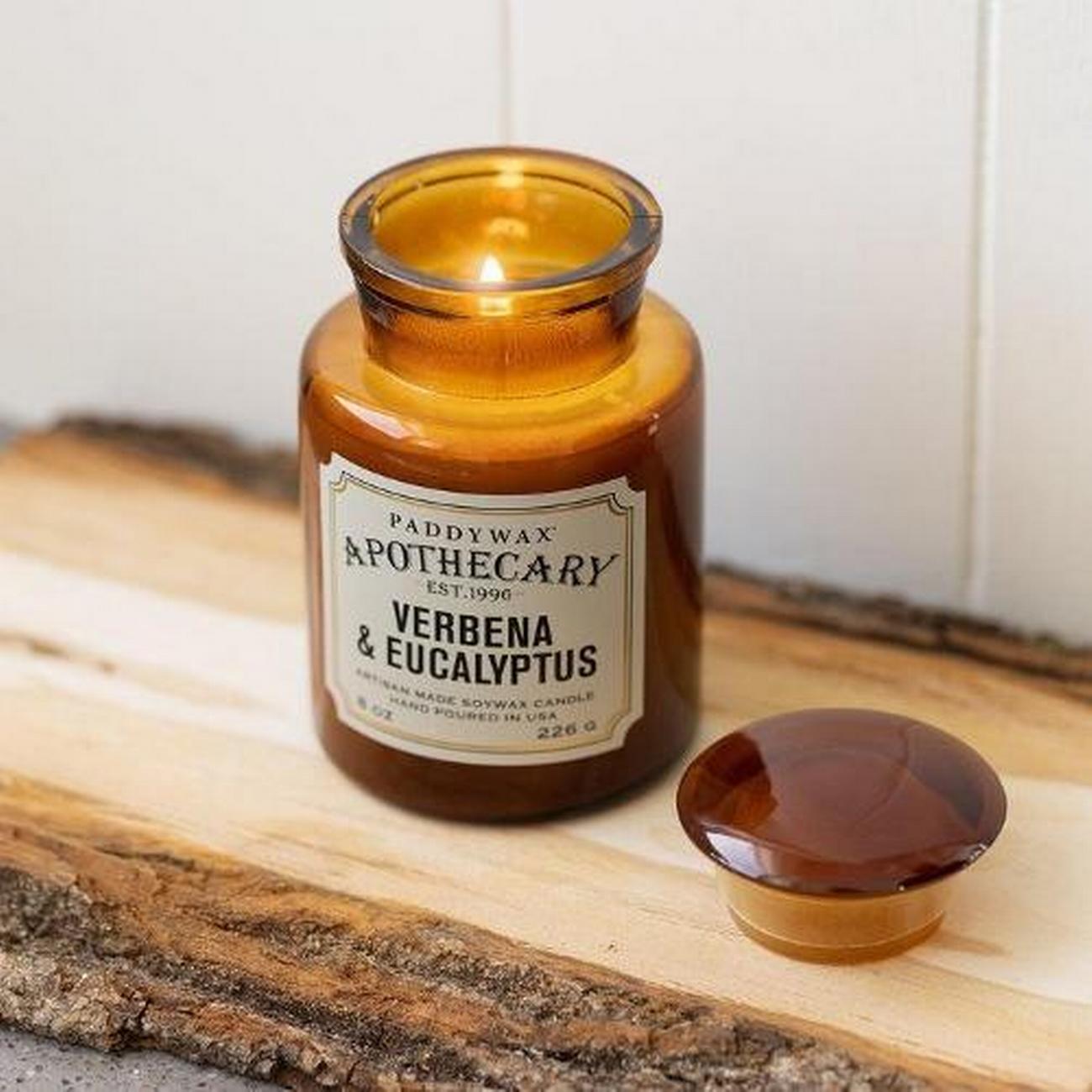 paddywax-apothecary-jar-candle-verbena-eucalyptus - Paddywax Apothecary Glass Jar Candle Verbena & Eucalyptus