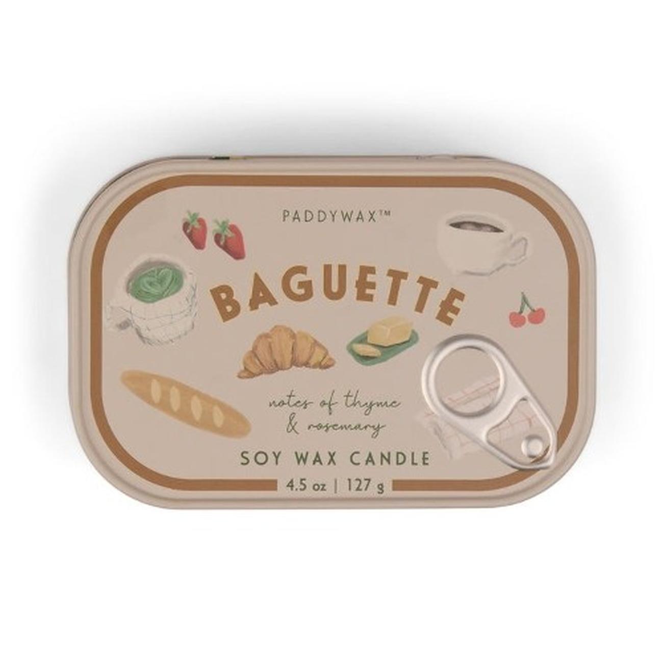 paddywax-bistro-baguette-tin-candle-thyme-rosemary - Paddywax Bistro Baguette Tin Candle Thyme & Rosemary