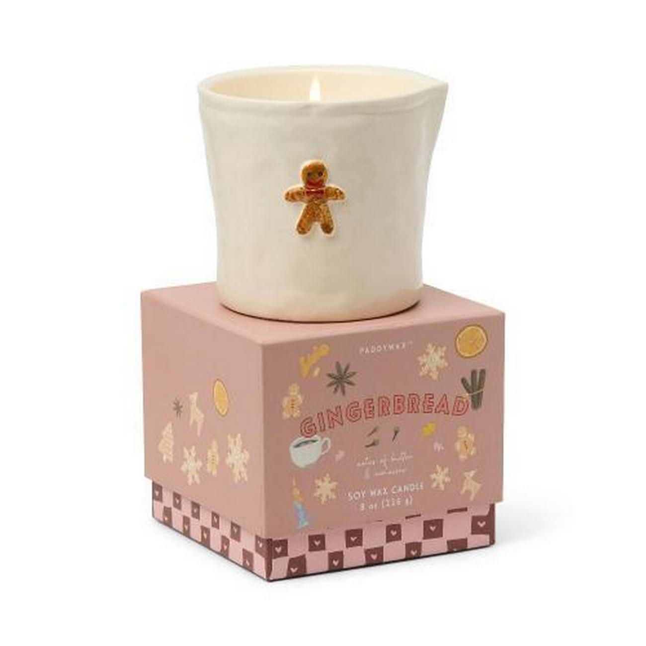 paddywax-bistro-gingerbread-embossed-candle - Paddywax Bistro Gingerbread Embossed Candle