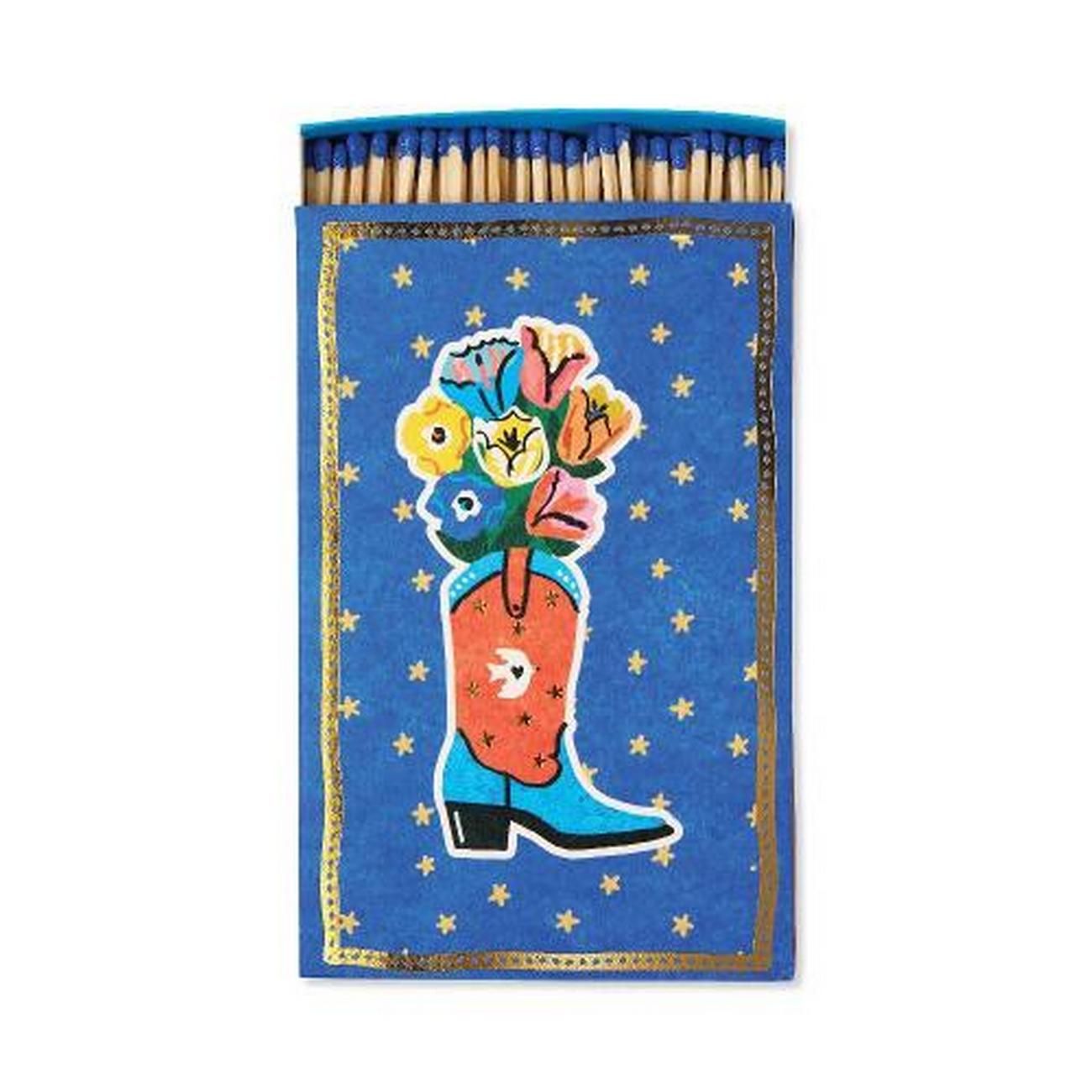 paddywax-cowboy-boot-large-boxed-matches-120pcs - Paddywax Cowboy Boot Large Boxed Matches 120pcs