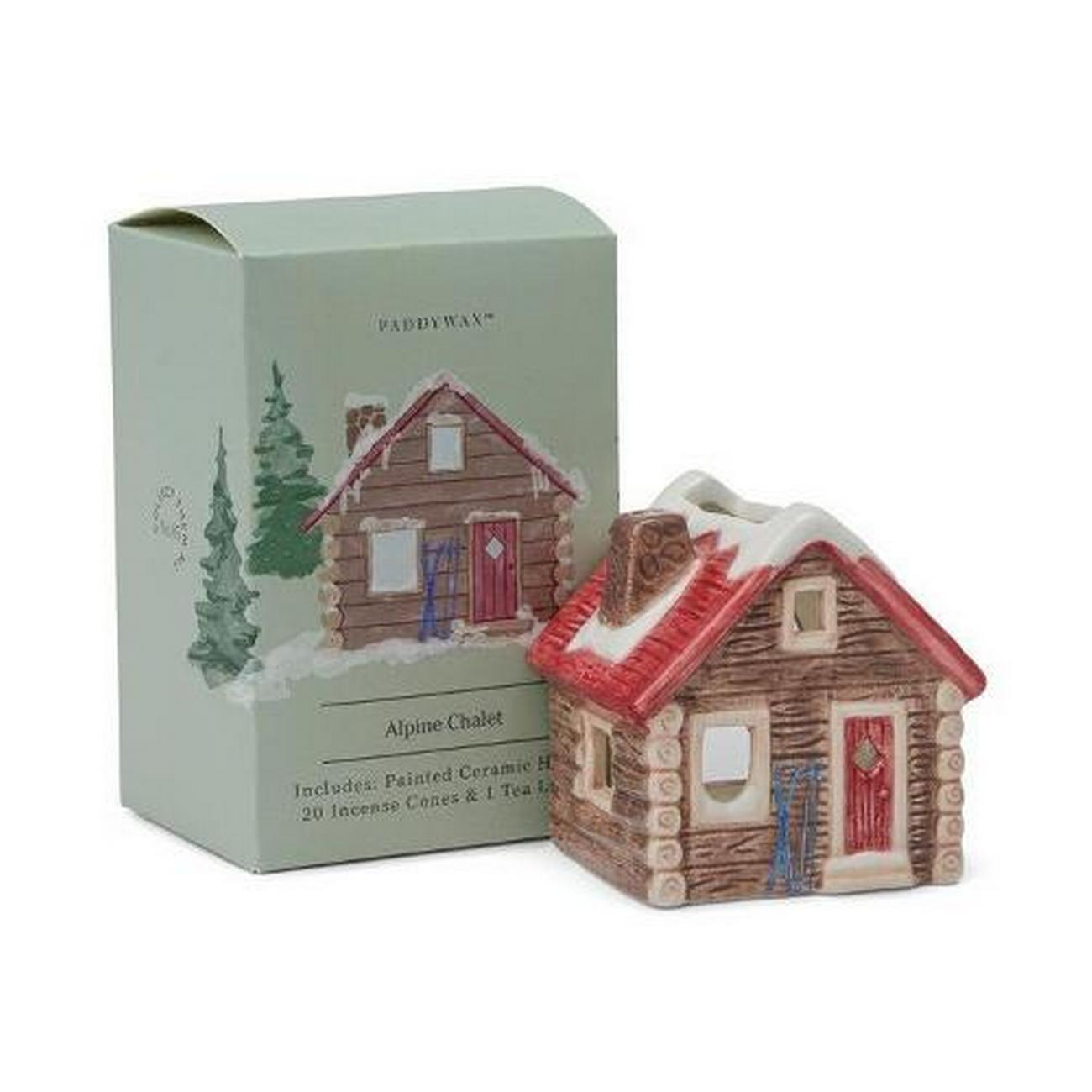 paddywax-no-5-alpine-chalet-style-incense-tea-light - Paddywax No.05 Alpine Chalet Style Incense & Tea Light Holder