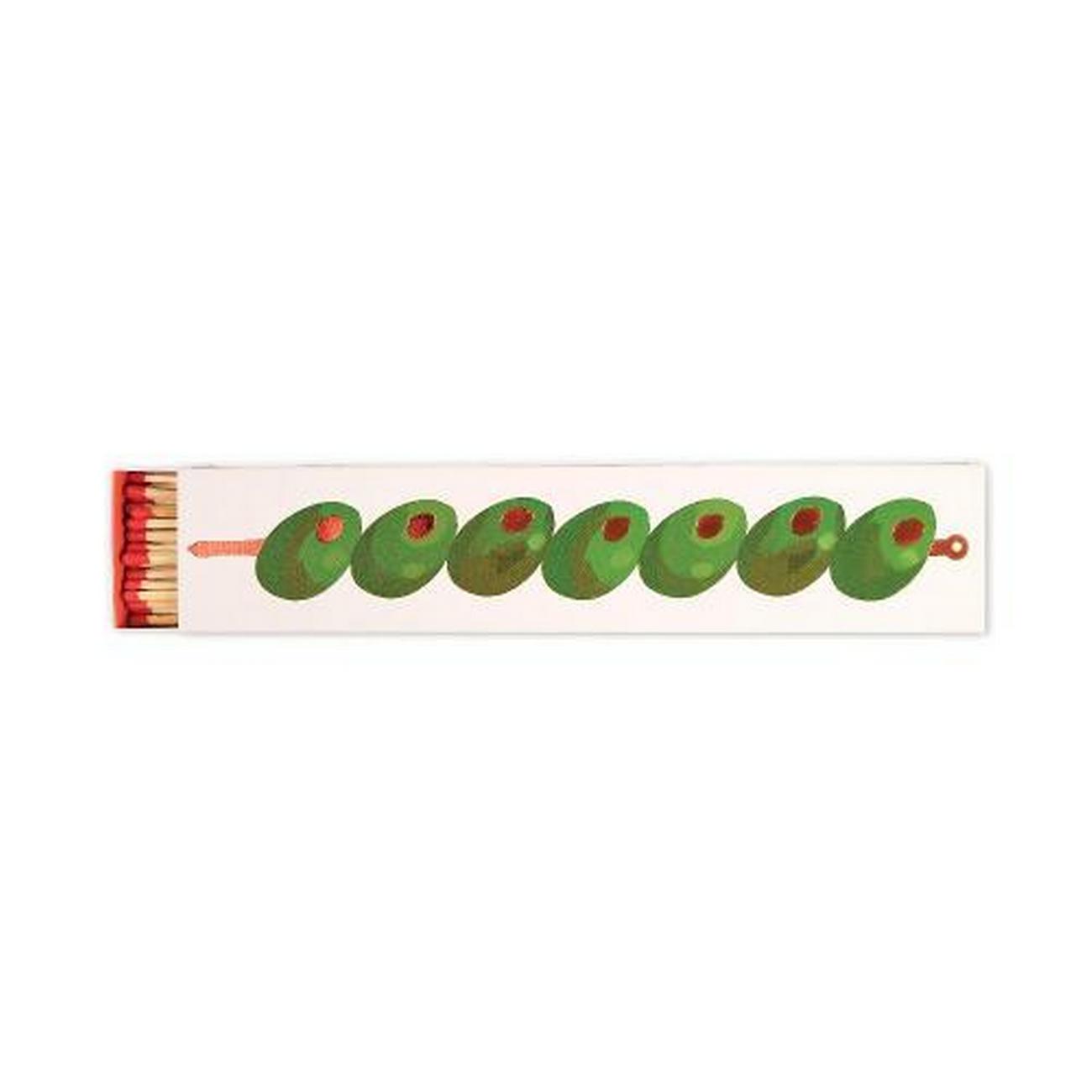 paddywax-olives-slender-boxed-matches-45pcs - Paddywax Olives Slender Boxed Matches 45Pcs