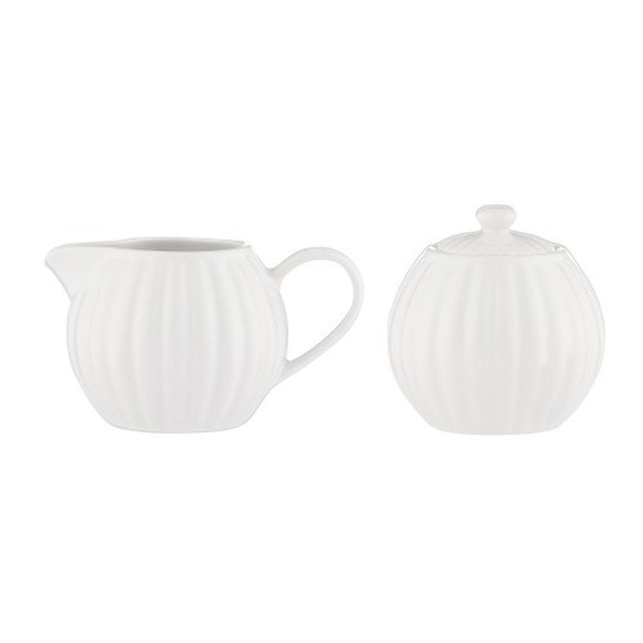 pak-luxe-milk-jug-sugar-bowl-white - Price & Kensingtons Luxe Milk Jug & Sugar Bowl White