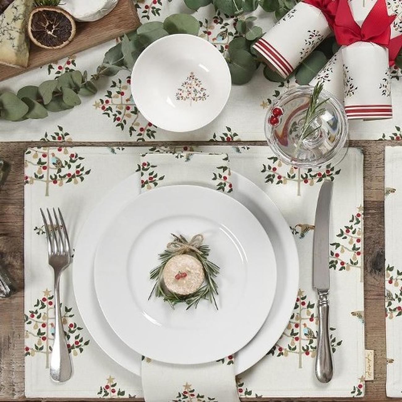 sophie-allport-partridge-fabric-placemat - Sophie Allport Partridge Fabric Placemat