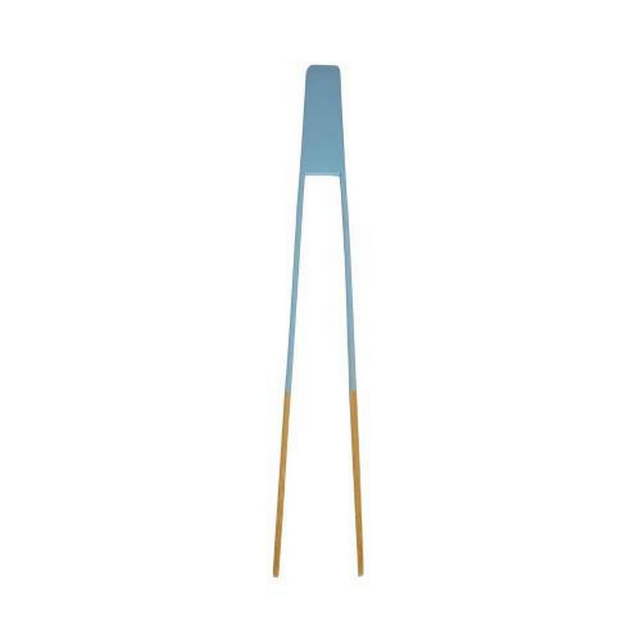 pebbly-bamboo-magnetic-toast-tong-cadet-blue - Pebbly Bamboo Magnetic Toast Tong Cadet Blue