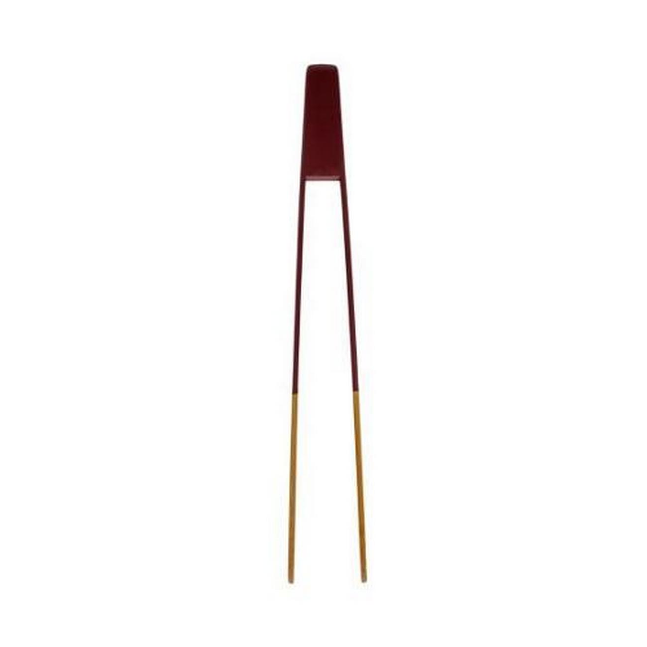 pebbly-bamboo-magnetic-toast-tong-cherrywood - Pebbly Bamboo Magnetic Toast Tong Cherrywood