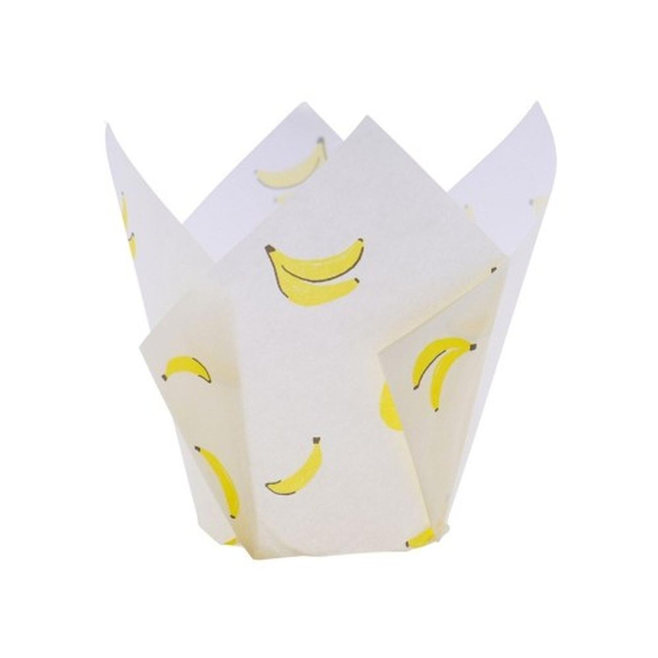 pme-24-banana-tulip-muffin-cases - PME 24 Banana Tulip Muffin Cases