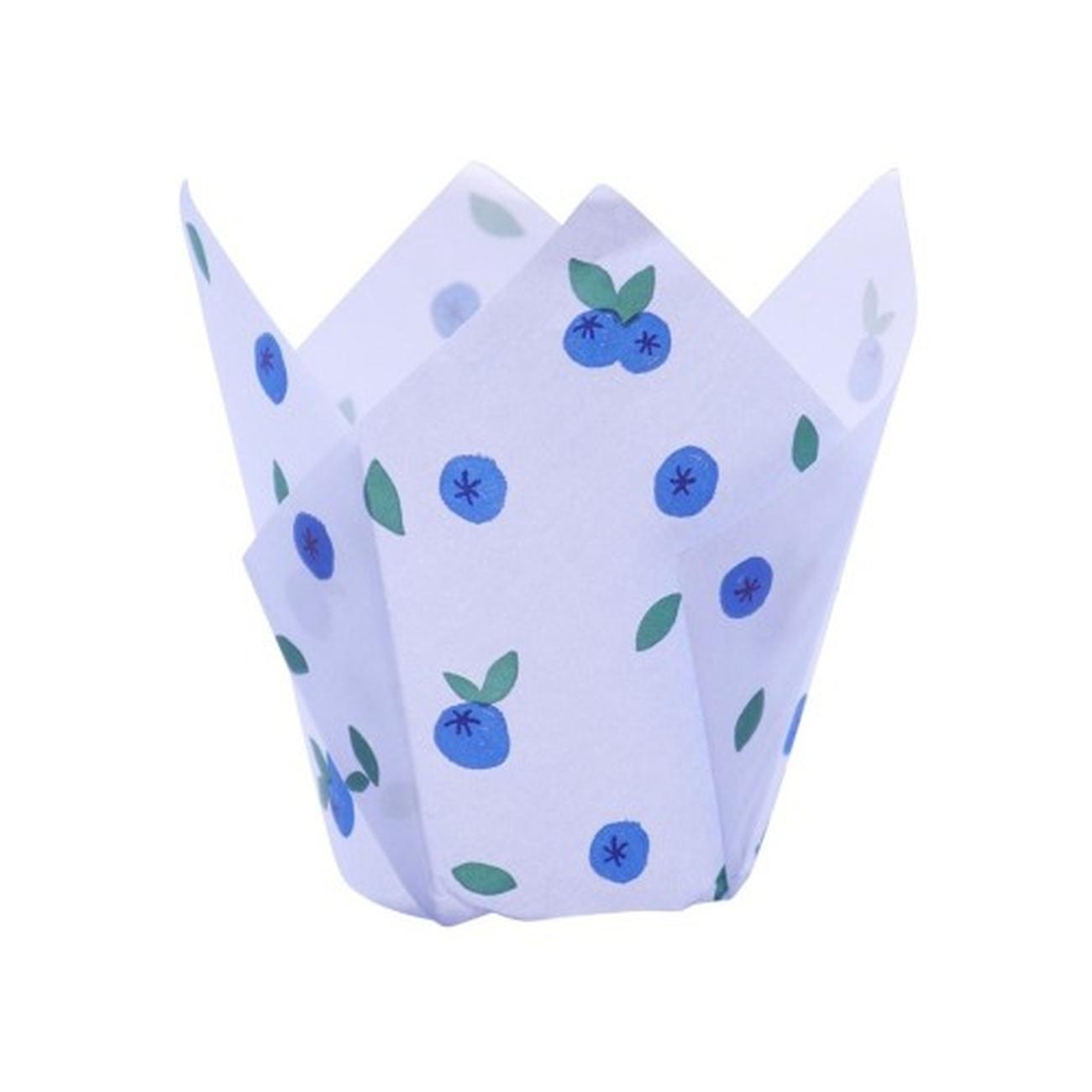 pme-24-blueberry-tulip-muffin-cases - PME 24 Blueberry Tulip Muffin Cases