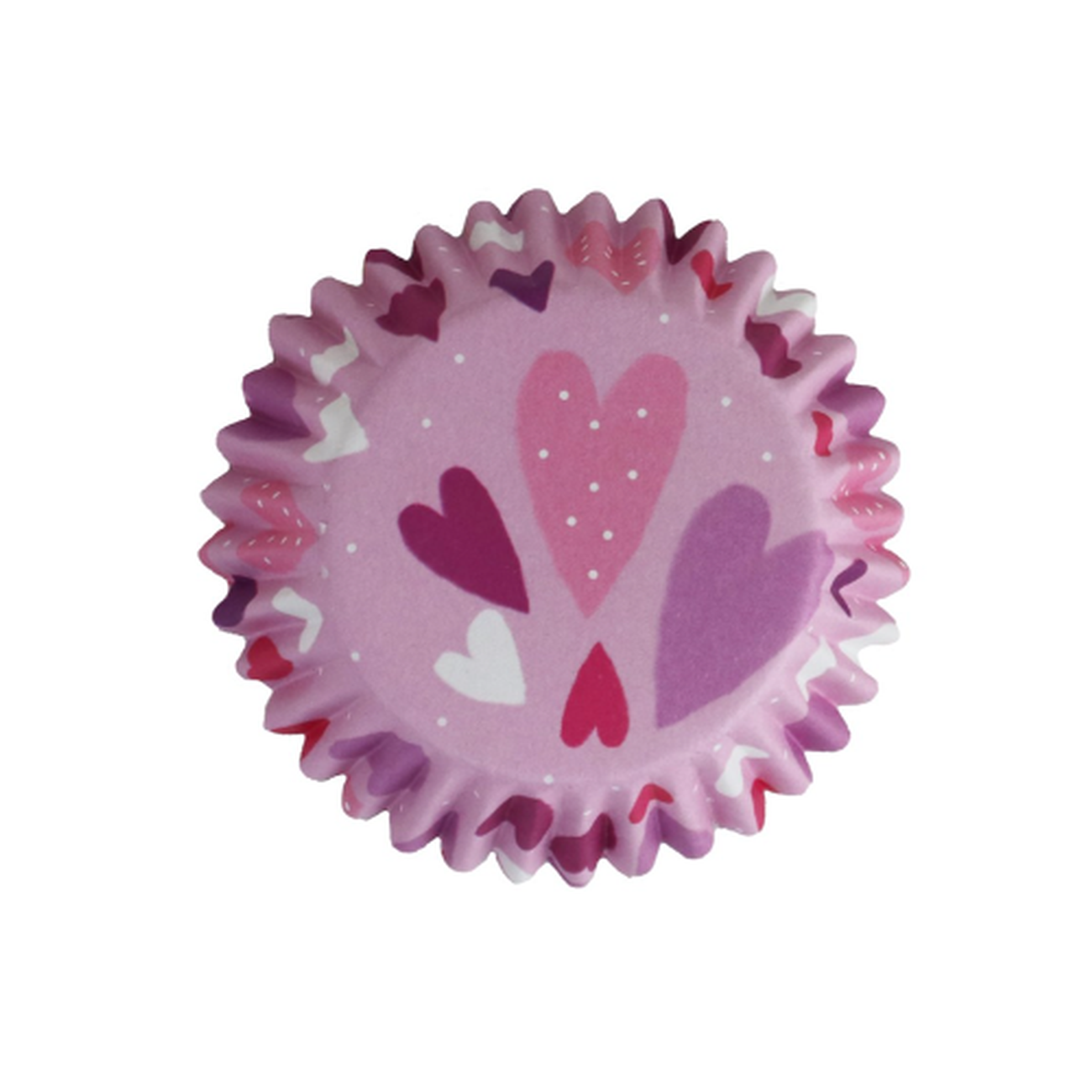 pme-30-love-heart-foil-lined-baking-cases - PME 30 Love Heart Foil Lined Baking Cases