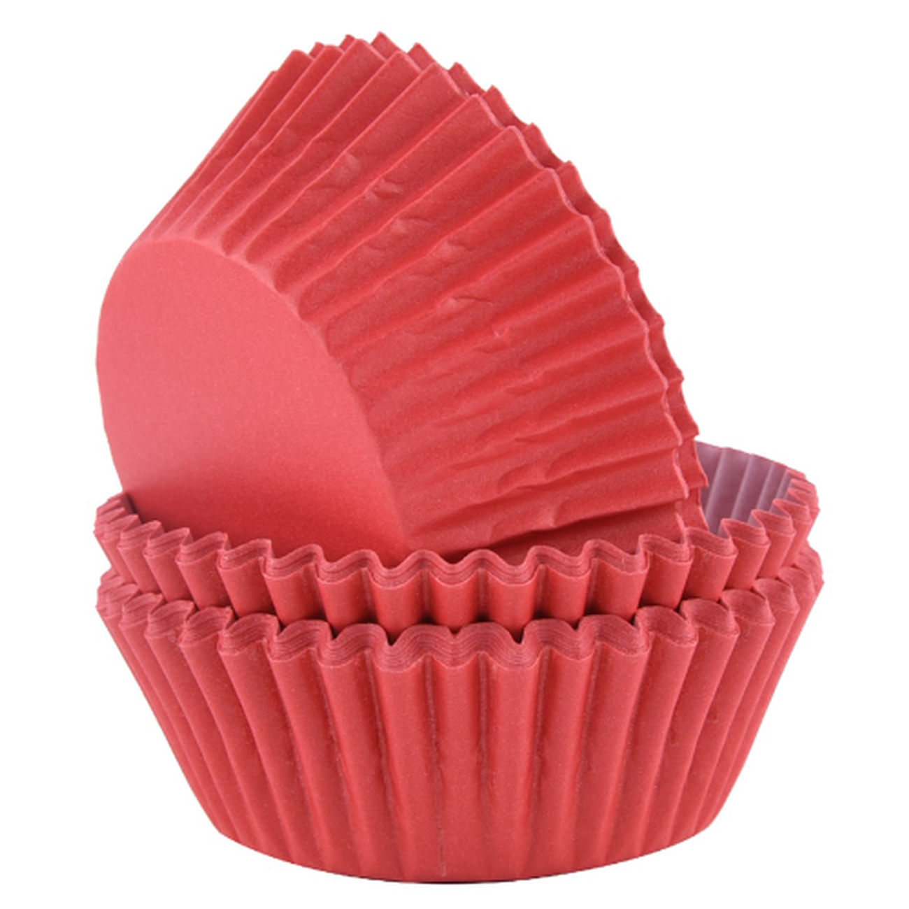 pme-60-cupcake-cases-mint-red - PME 60 Cupcake Cases Mint Red
