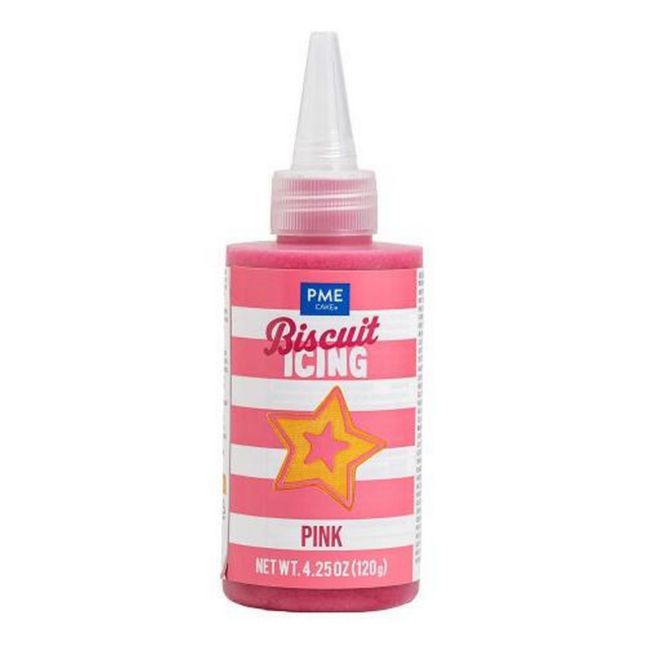 pme-biscuit-icing-pink-120g  - PME Biscuit Icing Pink 120g 