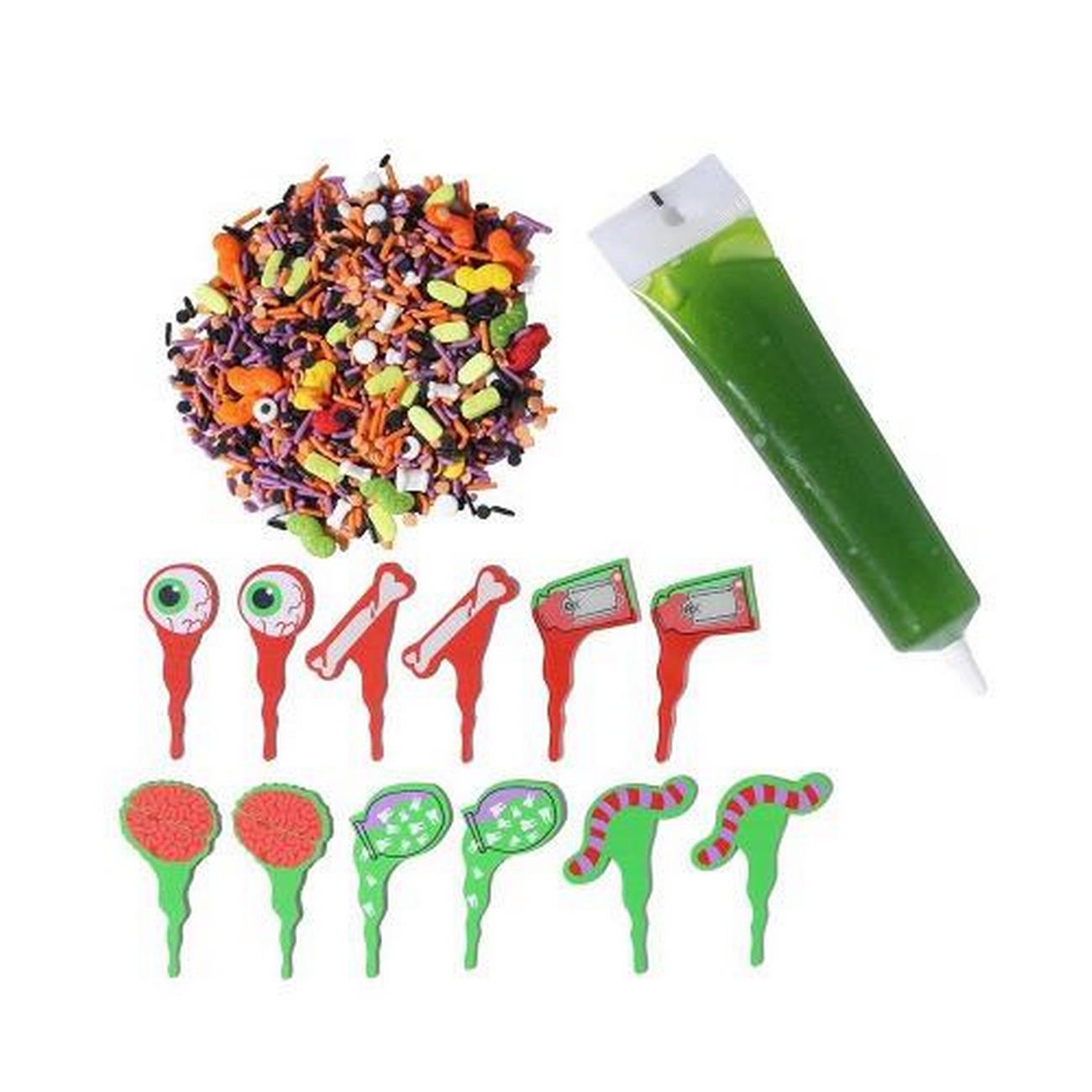 pme-bubbling-cauldron-halloween-cake-decorating-kit - PME Bubbling Cauldron Halloween Cake Decorating Kit