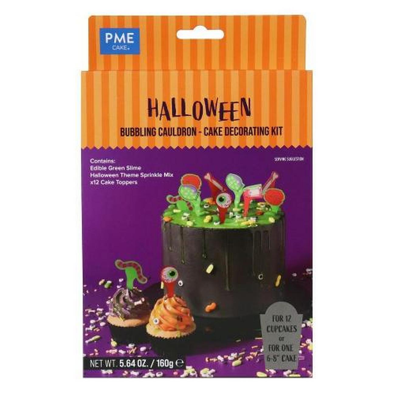 pme-bubbling-cauldron-halloween-cake-decorating-kit - PME Bubbling Cauldron Halloween Cake Decorating Kit