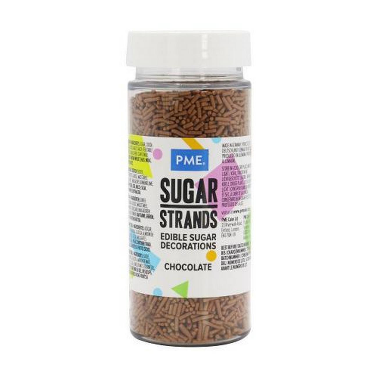 pme-chocolate-sugar-strands-80g - PME Chocolate Sugar Strands 80g 