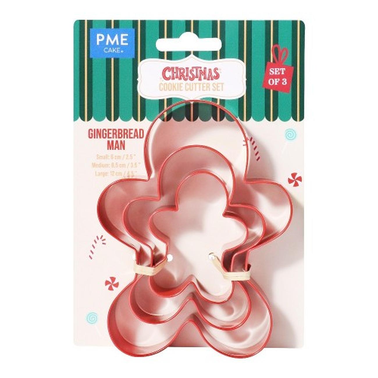 pme-christmas-gingerbread-cookie-cutter-set-3 - PME Gingerbread Man Christmas Cookie Cutter Set of 3