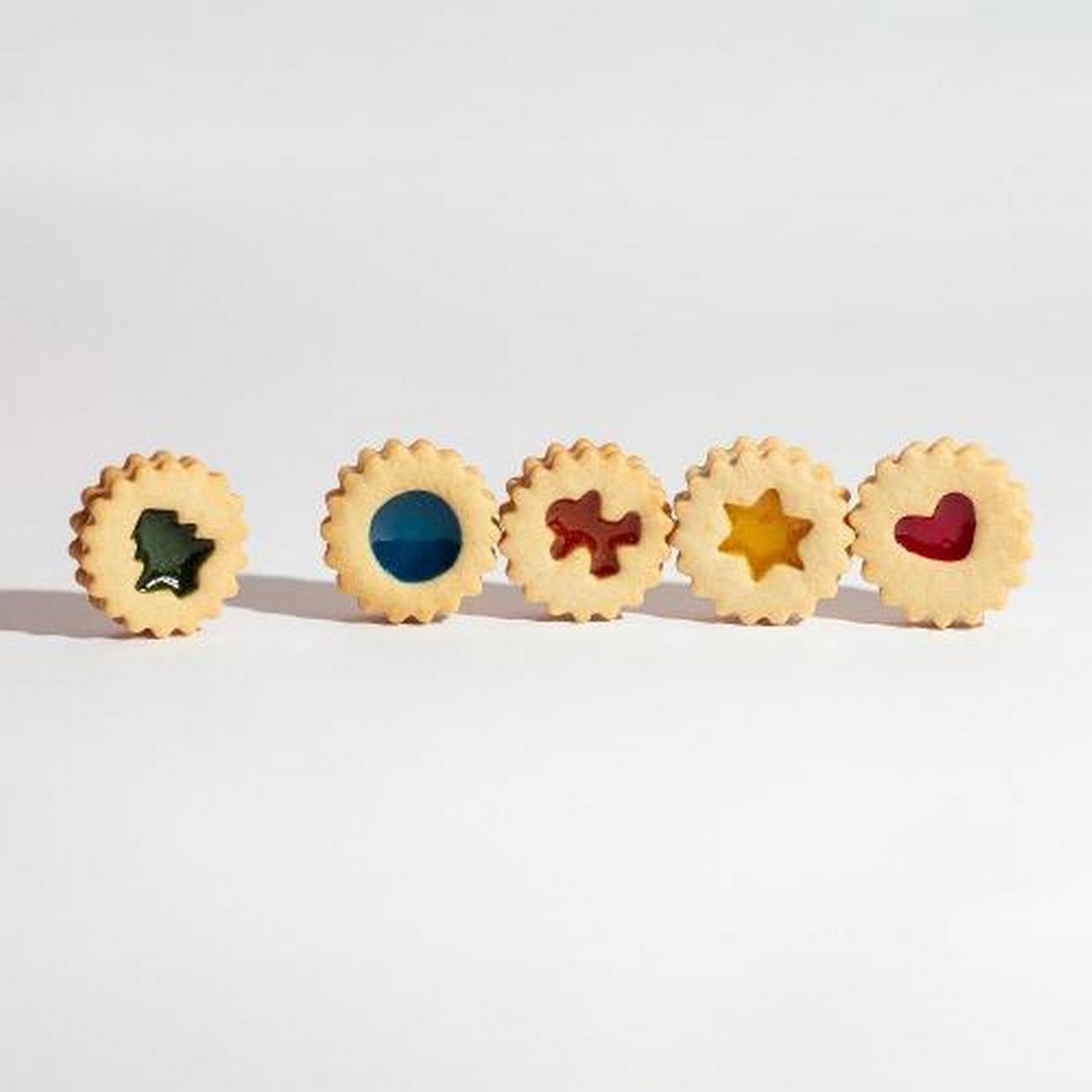 pme-christmas-linzer-cookie-cutter-set - PME Christmas Linzer Cookie Cutter Set 