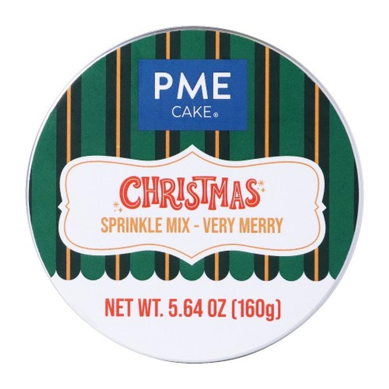 pme-christmas-very-merry-sprinkles-160g - PME Very Merry Christmas Sprinkles 160g