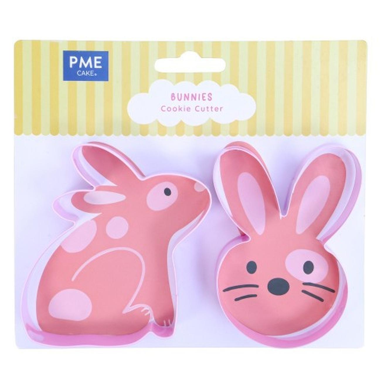 pme-easter-cookie-cutter-set-of-2-bunnies - PME Easter Cookie Cutter Bunnies Set of 2