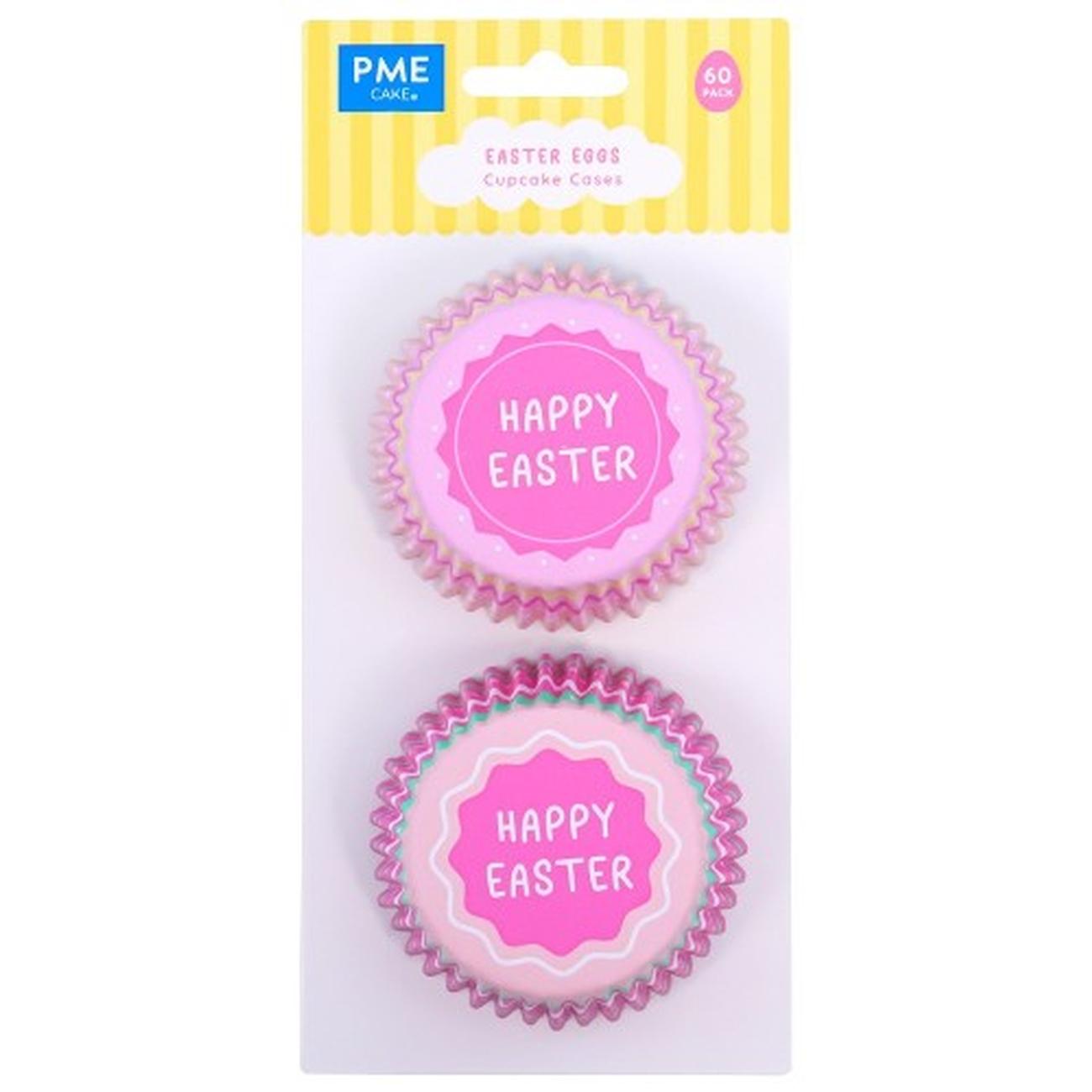 pme-easter-foil-lined-cupcake-cases-happy-easter - PME Easter Foil-lined Cupcake Cases Happy Easter Set of 60