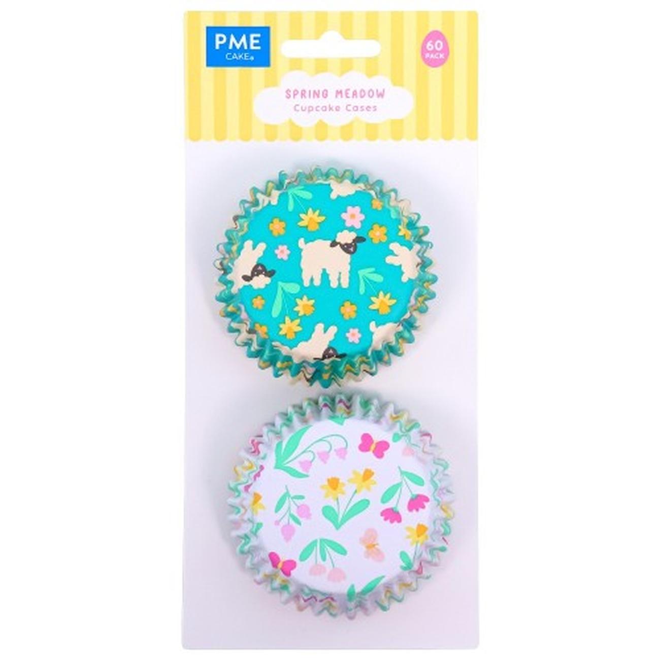 pme-easter-foil-lined-cupcake-cases-spring-meadow - PME Easter Foil-lined Cupcake Cases Spring Meadow Set of 60