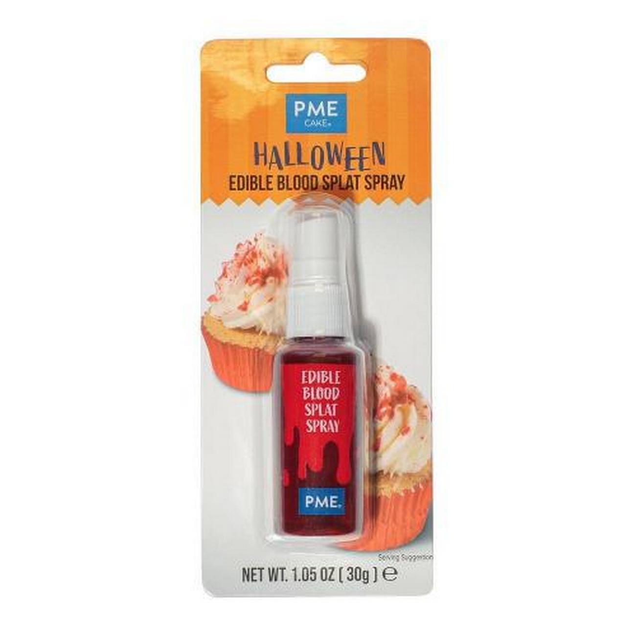 pme-edible-blood-splat-spray-for-halloween-cake - PME Edible Blood Splat Spray Halloween 30g