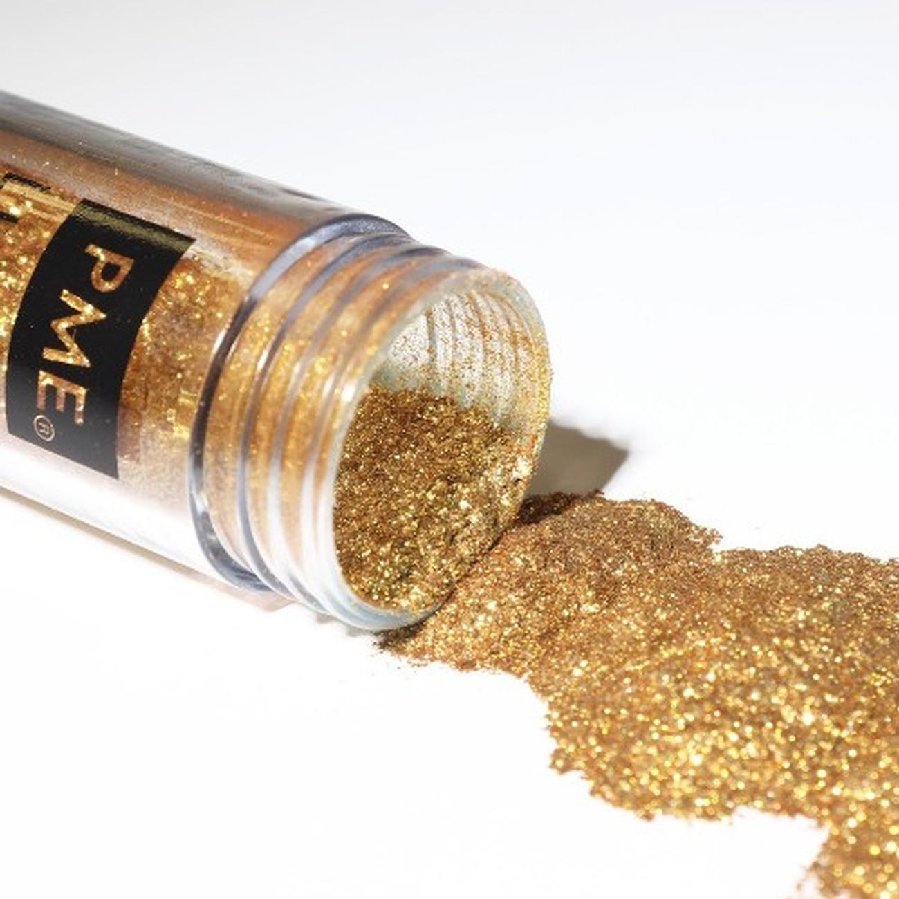 pme-edible-lustre-snow-gold-10g - PME Edible Gold Lustre Snow 10g