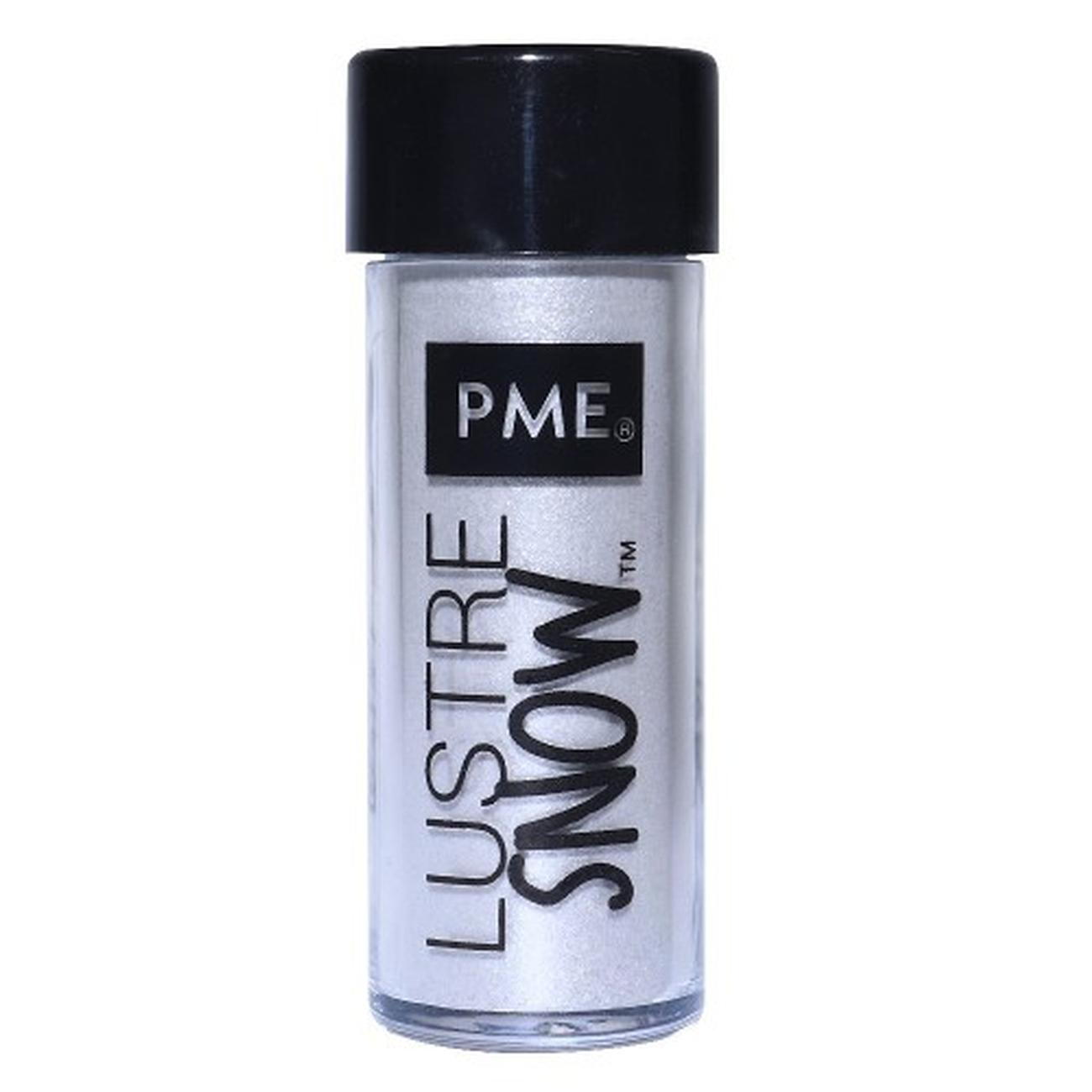 pme-edible-lustre-snow-silver - PME Edible Silver Lustre Snow 10g