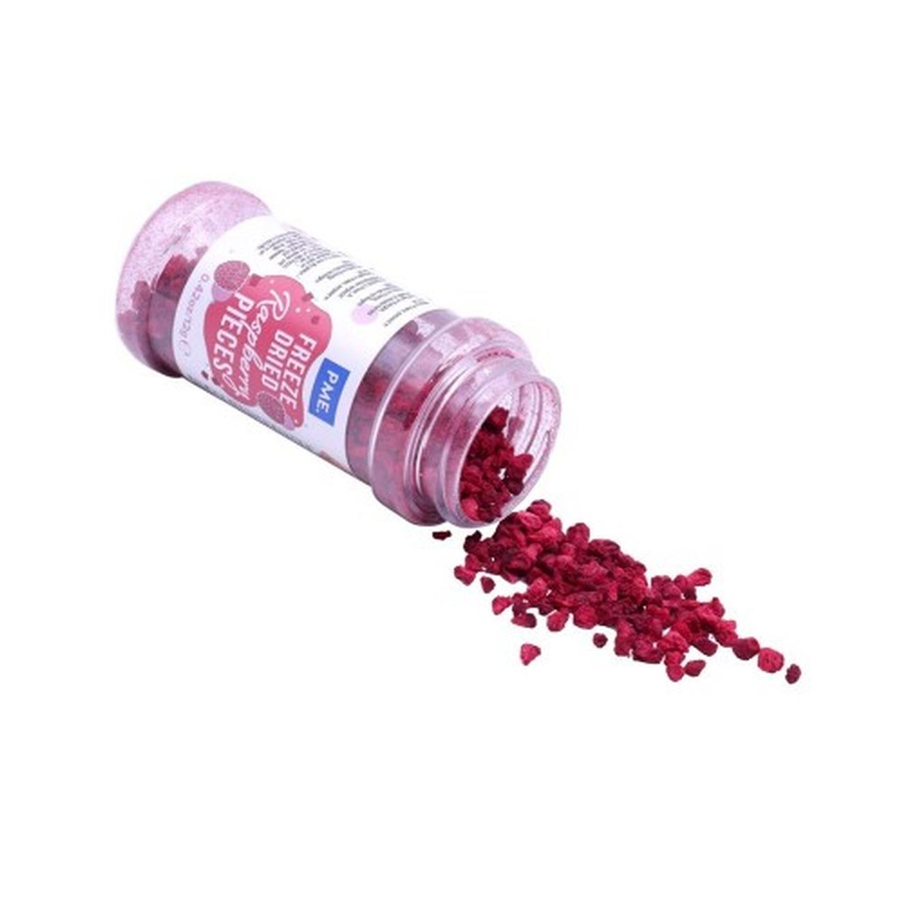 pme-freeze-dried-raspberry-pieces - PME Freeze Dried Raspberry Pieces