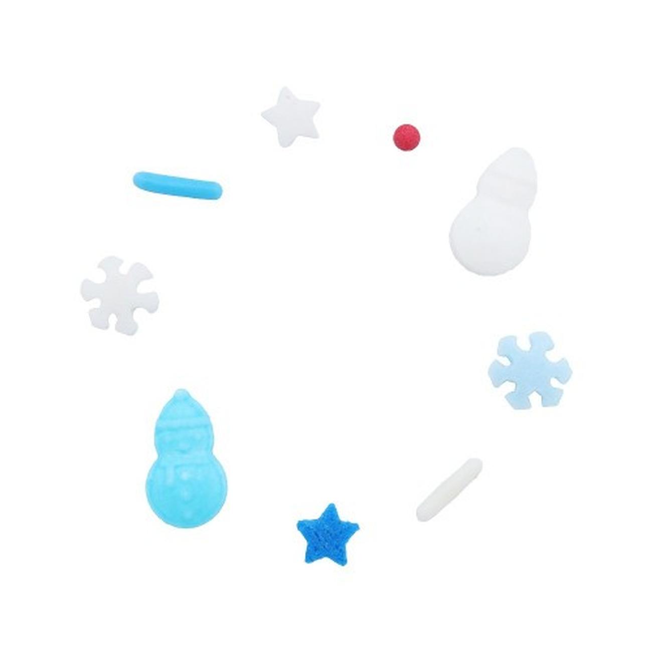 pme-frosty-fever-sprinkles-72g-christmas-novelty - PME Frosty Fever Christmas Novelty Sprinkles 72g