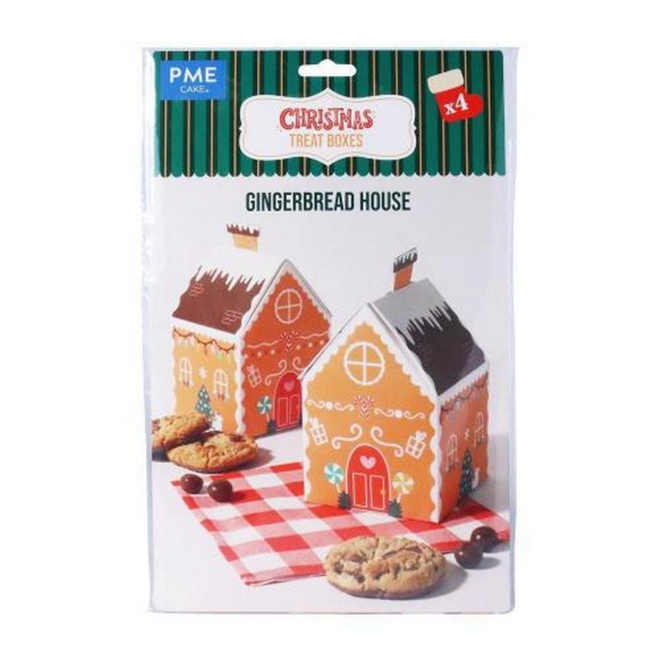 pme-gingerbread-house-christmas-treat-boxes - PME Gingerbread House Christmas Treat Boxes