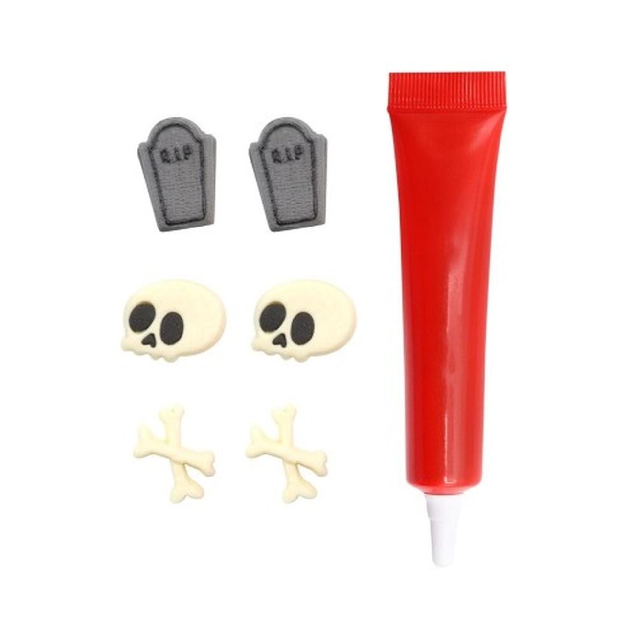 pme-grisly-graveyard-halloween-cupcake-decorating-kit - PME Grisly Graveyard Halloween Cupcake Decorating Kit 