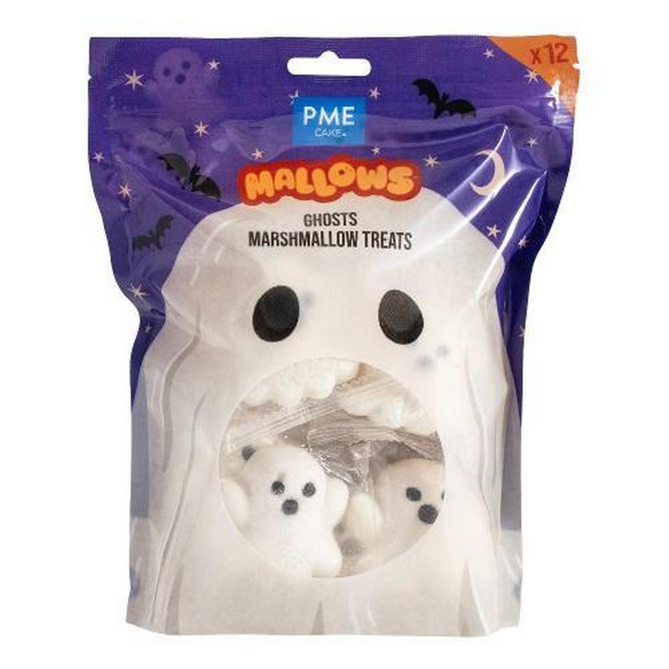 pme-halloween-marshmallows-ghosts-pack-of-12 - PME Halloween Marshmallows Ghosts Pack of 12