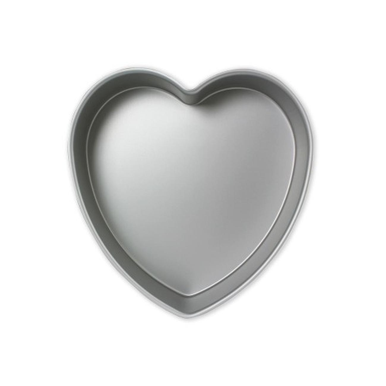 pme-heart-cake-pan-aluminium-8-x-3-in-76-x-203cm - PME Heart Cake Pan Aluminium (8 x 3- - 7.6 x 20.3cm)