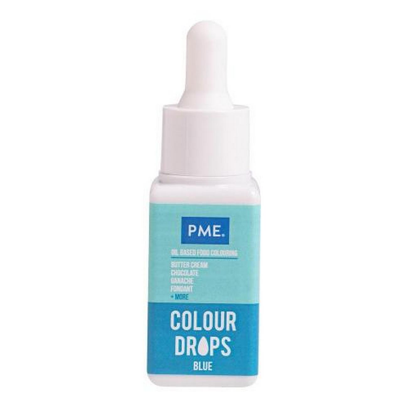 pme-oil-based-food-colour-blue-20ml - PME Oil Based Food Colour Blue 20ml