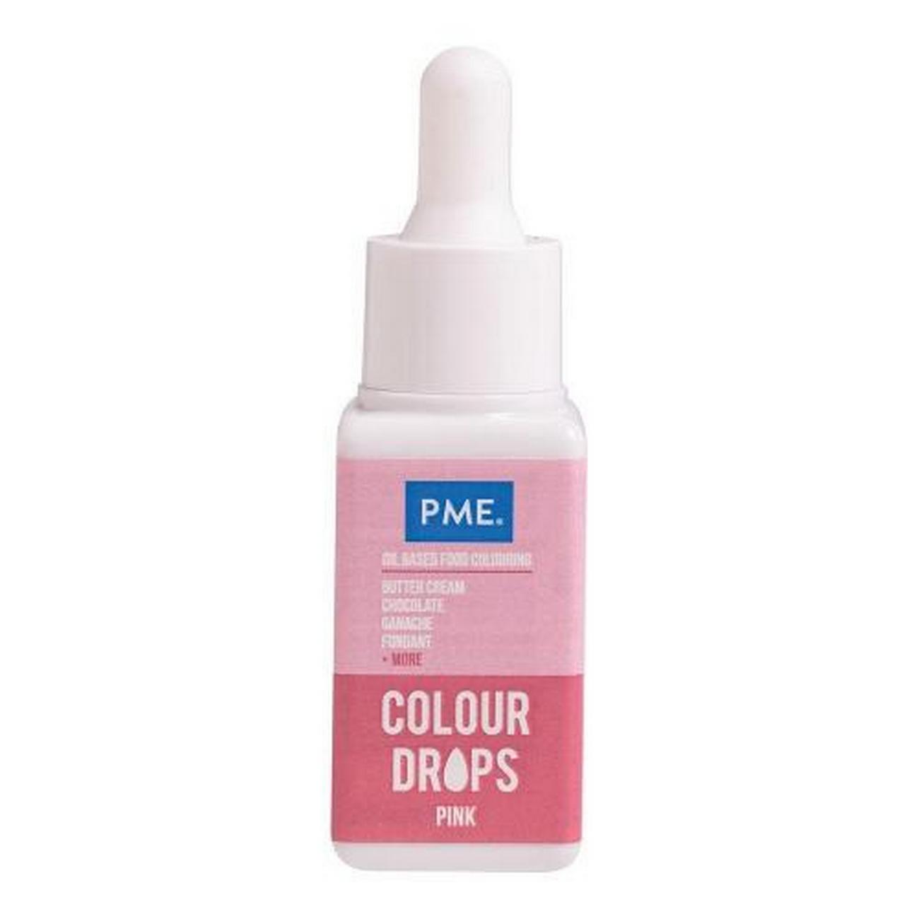 pme-oil-based-food-colour-pink-20ml  - PME Oil Based Food Colour Pink 20ml
