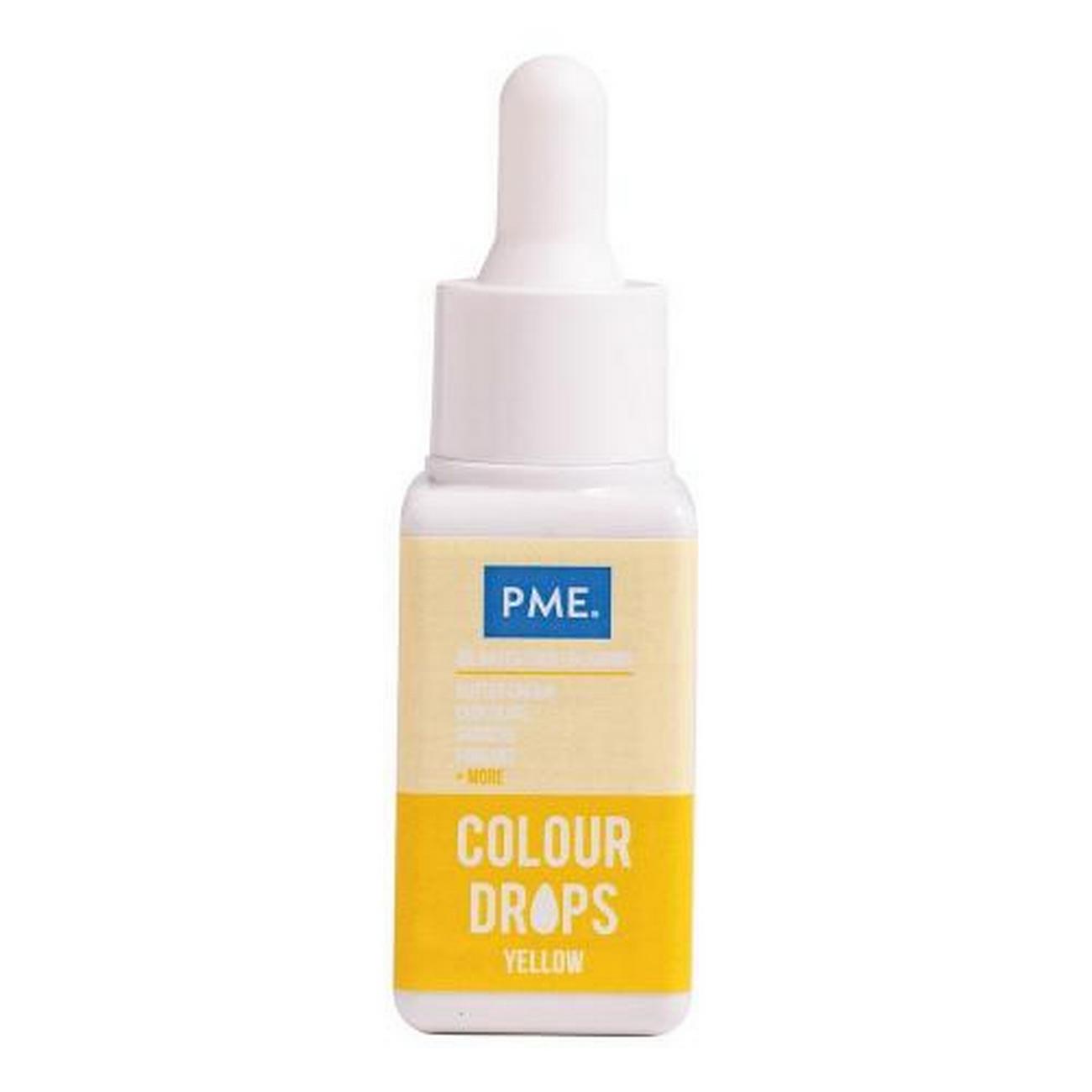 pme-oil-based-food-colour-yellow-20ml - PME Oil Based Food Colour Yellow 20ml