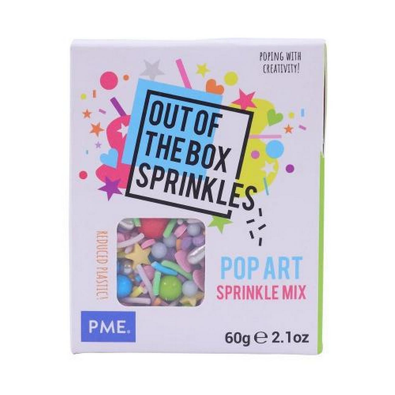 pme-out-the-box-sprinkles-pop-art-60g - PME Out The Box Sprinkles - Pop Art 60g