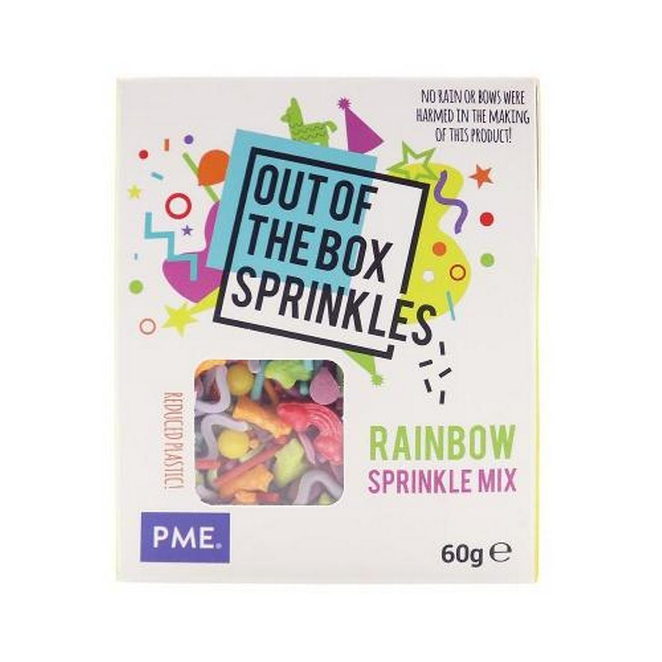 pme-out-the-box-sprinkles-rainbow-60g - PME Out The Box Sprinkles - Rainbow 60g