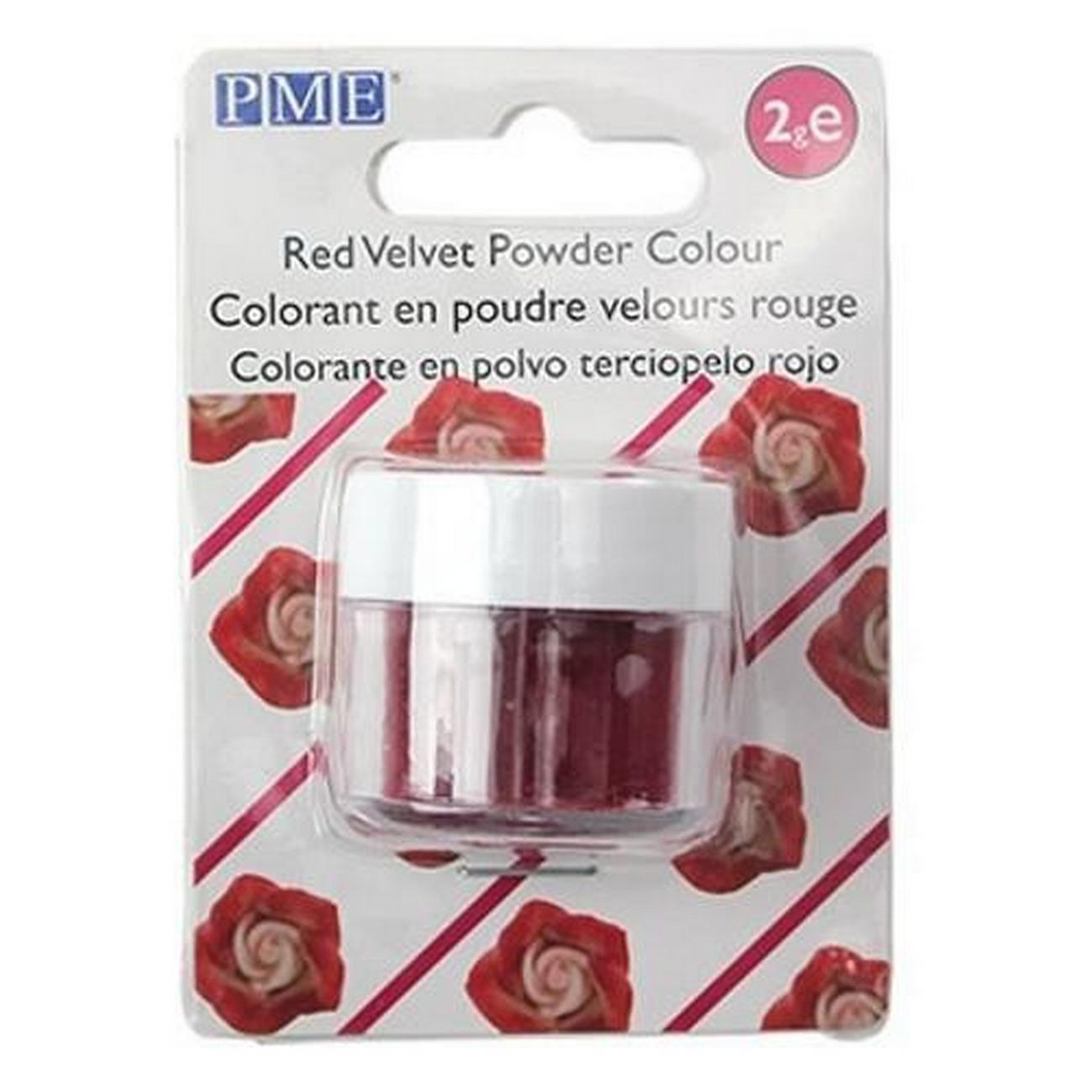 pme-powder-colour-red-velvet-2g - PME Powder Colour Red Velvet 2g